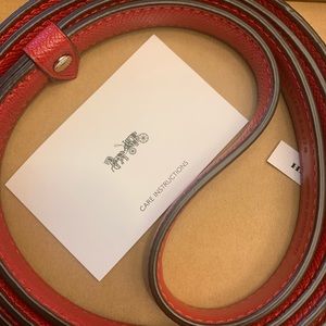 NWT! COACH Small Pet Leash 51"